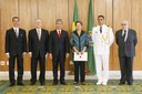 Presidenta Dilma Rousseff recebe do Embaixador do Estado de Israel Senhor, Reda Mansour a carta credencial dos Embaixadores Estrangeiros. Brasília - DF, 10/11/2014