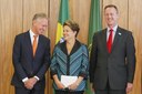 Presidenta Dilma Rousseff recebe do Embaixador do Reino dos Países Baixos Senhor, Johannes Petrus Maria Peters a carta credencial dos Embaixadores Estrangeiros. Brasília - DF, 10/11/2014