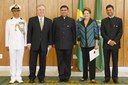 Presidenta Dilma Rousseff recebe do Embaixador da República da Índia Senhor, Sunil Kumar Lal a carta credencial dos Embaixadores Estrangeiros. Brasília - DF, 10/11/2014
