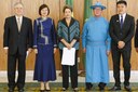 Presidenta Dilma Rousseff recebe da Embaixadora da Mongólia Senhora, Chuluunbaatar Sosormaa a carta credencial dos Embaixadores Estrangeiros. Brasília - DF, 10/11/2014