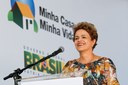  Presidenta Dilma Rousseff durante entrega de 1.484 unidades habitacionais dos Residenciais Recanto do Paçuaré I e II e Vivenda das Gaivotas, do Programa Minha Casa, Minha Vida. Rio de Janeiro-RJ, 12/05/2015  