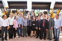 Presidenta Dilma Rousseff posa pra foto com prefeitos durante cerimônia de entrega de 400 Unidades Habitacionais do Residencial Bem Viver e 25 máquinas retroescavadeiras a municípios do Estado do Piauí. Teresina - PI, 18/01/2013