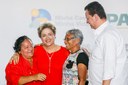 Presidenta Dilma Rousseff durante entrega das chaves de unidade habitacional à senhora Severina Balbino, contemplada do Programa Minha Casa Minha Vida dos Residenciais Pérola VI e VII e Ajuricaba. Boa Vista-RR, 07/08/2015