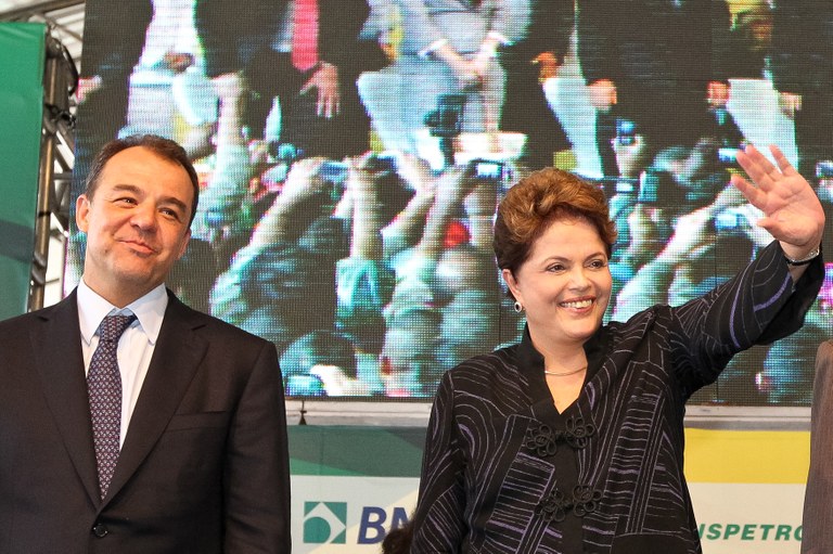 Presidenta  Dilma Rousseff durante a cerimônia de entrega do navio Celso Furtado no Estaleiro Mauá. Niterói - RJ, 25/11/2011