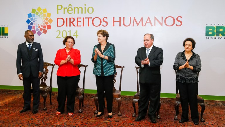 Presidenta Dilma Rousseff durante cerimônia de entrega do Prêmio Direitos Humanos 2014 no Palácio do Itamaraty. Brasília-DF, 10/12/2014
