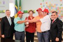 Presidenta Dilma Rousseff durante cerimônia de entrega do Prêmio ODM Brasil - 4ª Edição. (Cooperativa Mista dos Fumicultores do Brasil, premiada pela prática Sustentabilidade Camponesa - Diversificação Produtiva na Região Fumageira). Brasília - DF, 30/05/2012