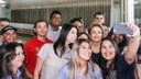  Presidenta Dilma Rousseff durante cerimônia de inauguração da Cervejaria Uberlândia Ambev. Uberlândia-MG, 04/02/2016  