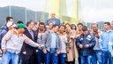 Presidenta Dilma Rousseff durante cerimônia de inauguração da ponte Anita Garibaldi. Laguna-SC, 15/07/2015  