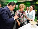  Presidenta Dilma Rousseff durante cerimônia de inauguração do Laboratório de Biotecnologia Agrícola do Centro de Tecnologia Canavieira-CTC. Piracicaba-SP, 14/10/2015 