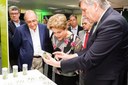 Presidenta Dilma Rousseff durante cerimônia de inauguração do Laboratório de Biotecnologia Agrícola do Centro de Tecnologia Canavieira-CTC. Piracicaba-SP, 14/10/2015