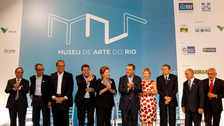 Presidenta Dilma Rousseff durante cerimônia de inauguração do Museu de Arte do Rio (MAR). Rio de Janeiro - RJ, 01/03/2013