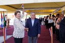 Presidenta Dilma Rousseff e o Presidente de Cuba, Raúl Castro, durante inauguração do Porto de Mariel. Província de Artemisa-Cuba, 27/01/2014