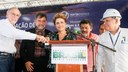 Presidenta Dilma Rousseff durante cerimônia de início da operação comercial da Usina Hidrelétrica de Belo Monte. Vitória do Xingu-PA, 05/05/2016 