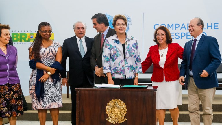 Presidenta Dilma Rousseff no lançamento do Pacto Nacional de Enfrentamento às Violações de Direitos Humanos na Internet - #Humaniza Redes. Brasília-DF, 07/04/2015