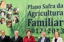 Presidenta Dilma durante cerimônia de lançamento do Plano Safra da Agricultura Familiar 2012/2013. Brasília - DF, 04/07/2012