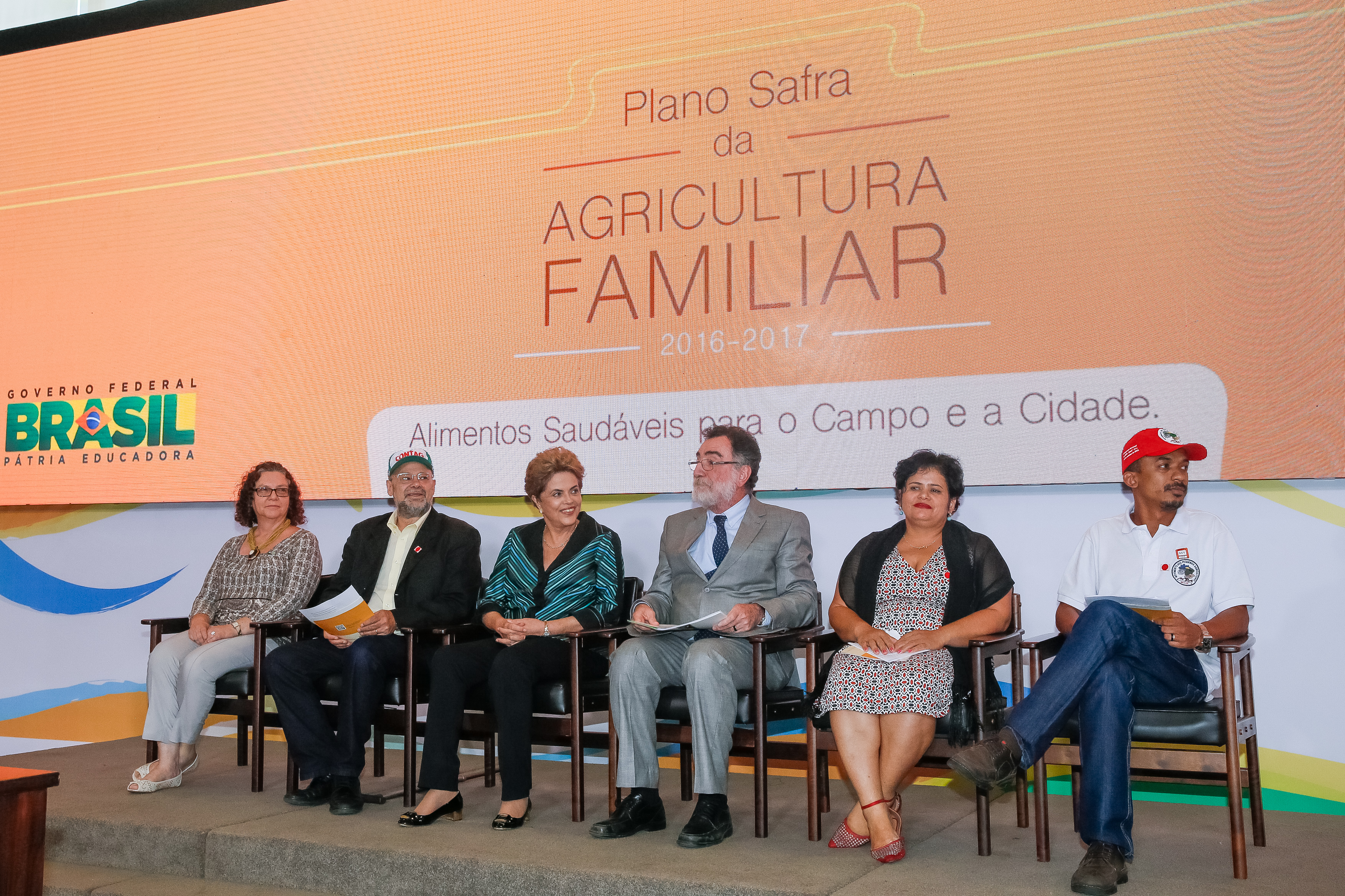 Presidenta Dilma Rousseff durante cerimônia de Lançamento do Plano Safra da Agricultura Familiar. Brasília-DF,03/05/2016 