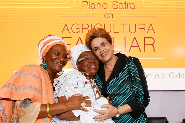 Presidenta Dilma Rousseff durante cerimônia de Lançamento do Plano Safra da Agricultura Familiar. Brasília-DF,03/05/2016