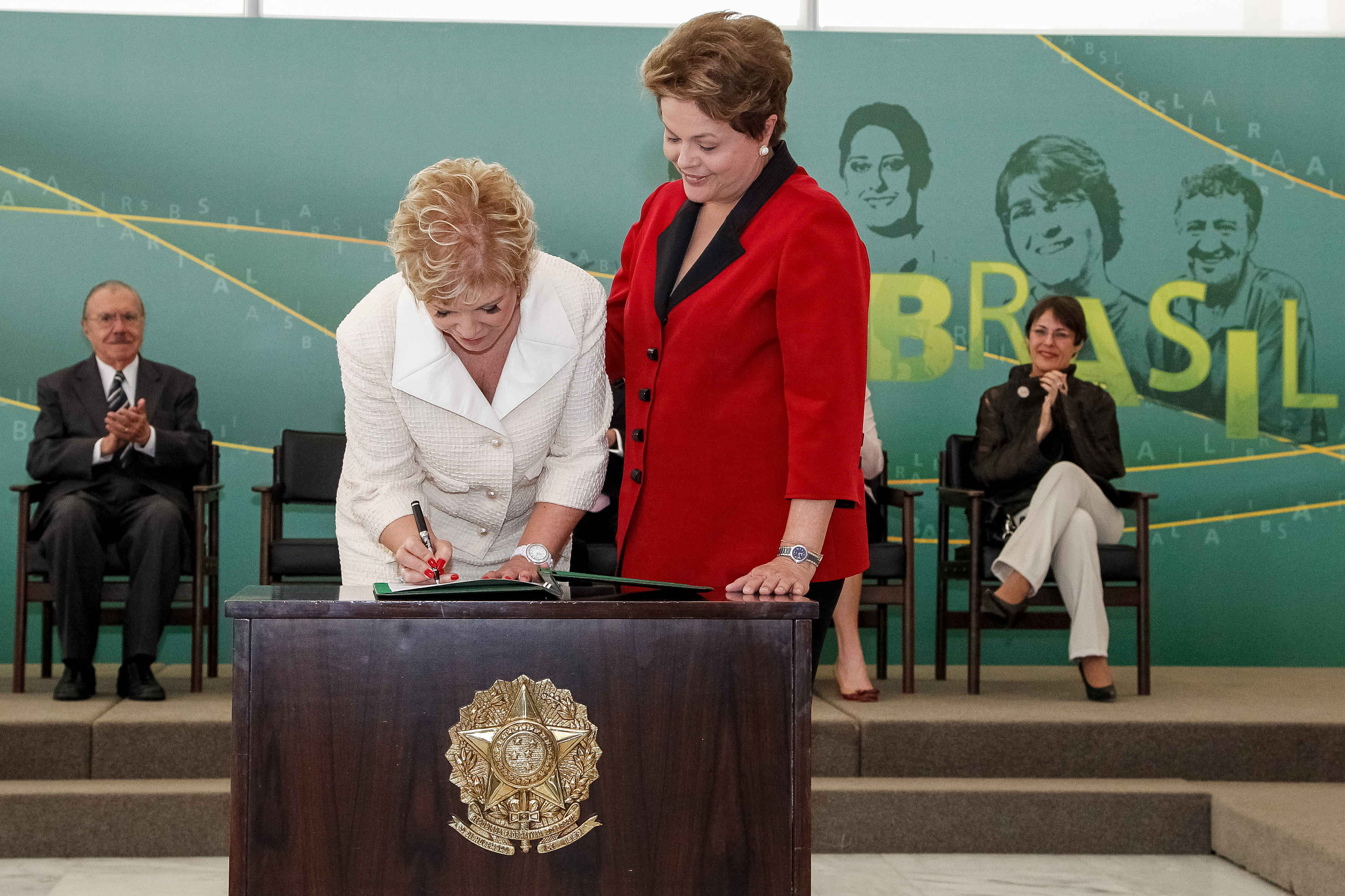 Presidenta Dilma Rousseff durante cerimônia de posse da nova ministra de Estado da Cultura, Marta Suplicy. Brasília - DF, 13/09/2012
