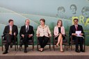 Presidenta Dilma Rousseff durante cerimônia de posse do Ministro da Pesca e Aquicultura, Marcelo Crivella. Brasília - DF, 02/03/2012