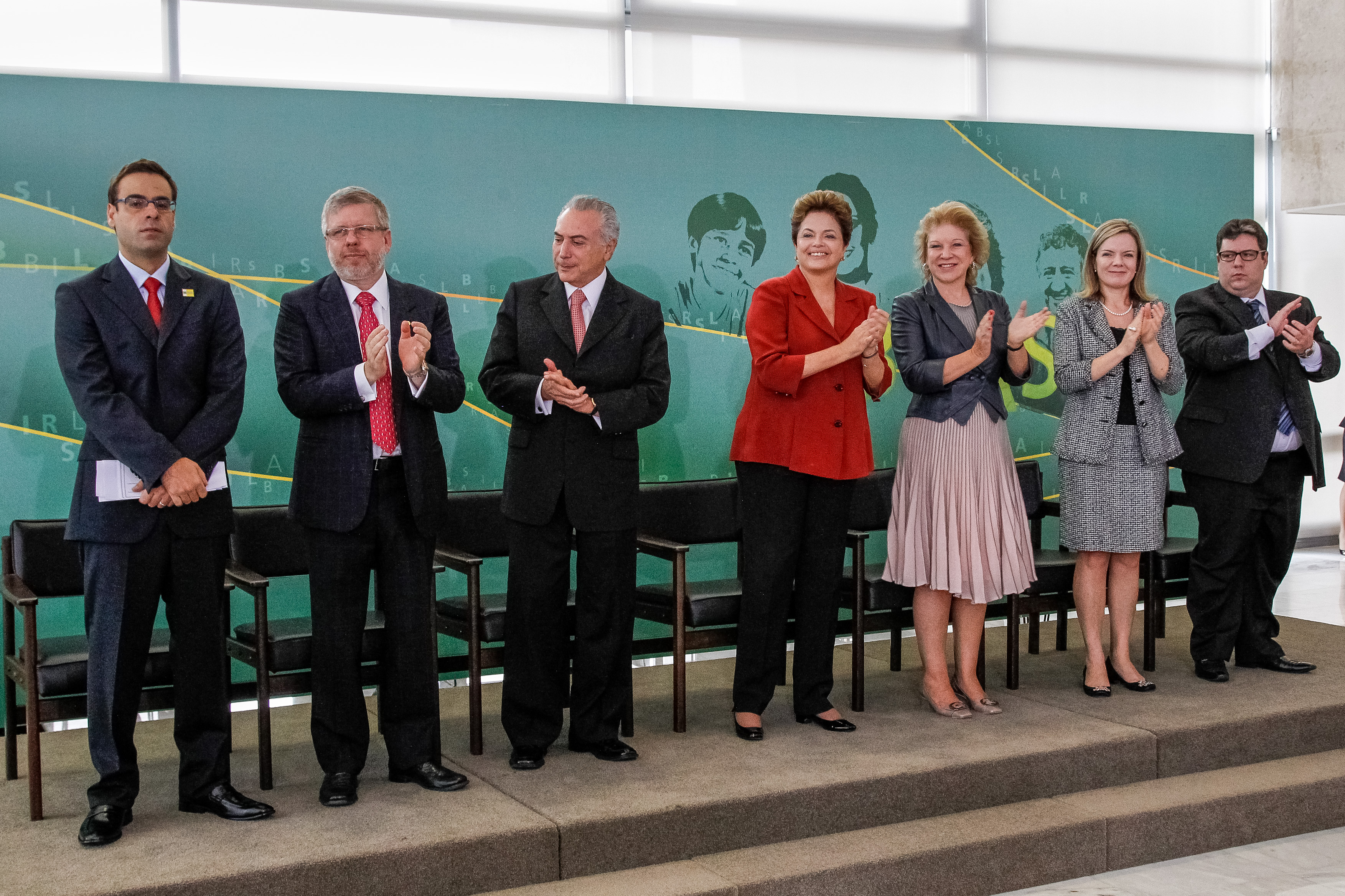 Presidenta Dilma Rousseff durante cerimônia de posse do Ministro do Trabalho e Emprego, Brizola Neto. Brasília - DF, 03/05/2012