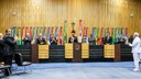 Presidenta Dilma Rousseff durante cerimônia de posse dos novos dirigentes do Tribunal Superior do Trabalho (TST). Brasília - DF, 05/03/2013