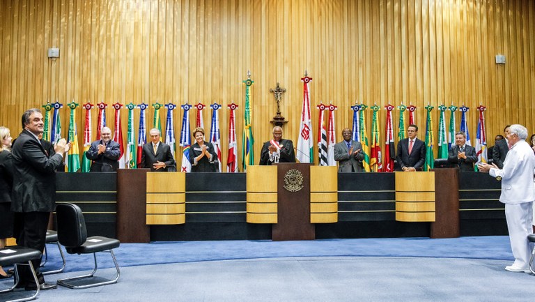 Presidenta Dilma Rousseff durante cerimônia de posse dos novos dirigentes do Tribunal Superior do Trabalho (TST). Brasília - DF, 05/03/2013