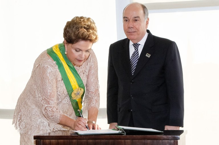  Ministro das Relações Exteriores, Mauro Luiz Iecker Vieira, empossado durante cerimônia de posse do segundo mandato da Presidenta da República Dilma Rousseff e do Vice-Presidente da República Michel Temer. Brasília-DF, 01/01/2015
