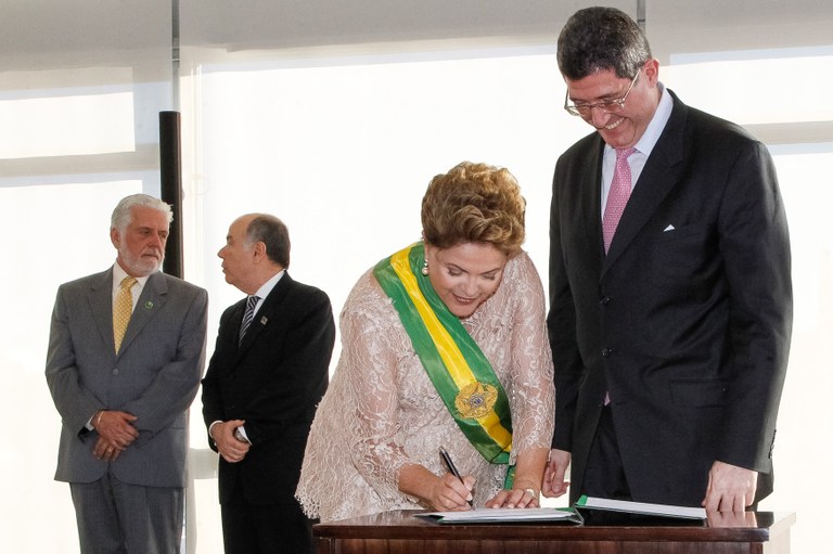 Ministro da Fazenda, Joaquim Vieira Ferreira Levy, empossado durante cerimônia de posse do segundo mandato da Presidenta da República Dilma Rousseff e do Vice-Presidente da República Michel Temer. Brasília-DF, 01/01/2015