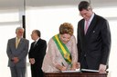 Ministro da Fazenda, Joaquim Vieira Ferreira Levy, empossado durante cerimônia de posse do segundo mandato da Presidenta da República Dilma Rousseff e do Vice-Presidente da República Michel Temer. Brasília-DF, 01/01/2015