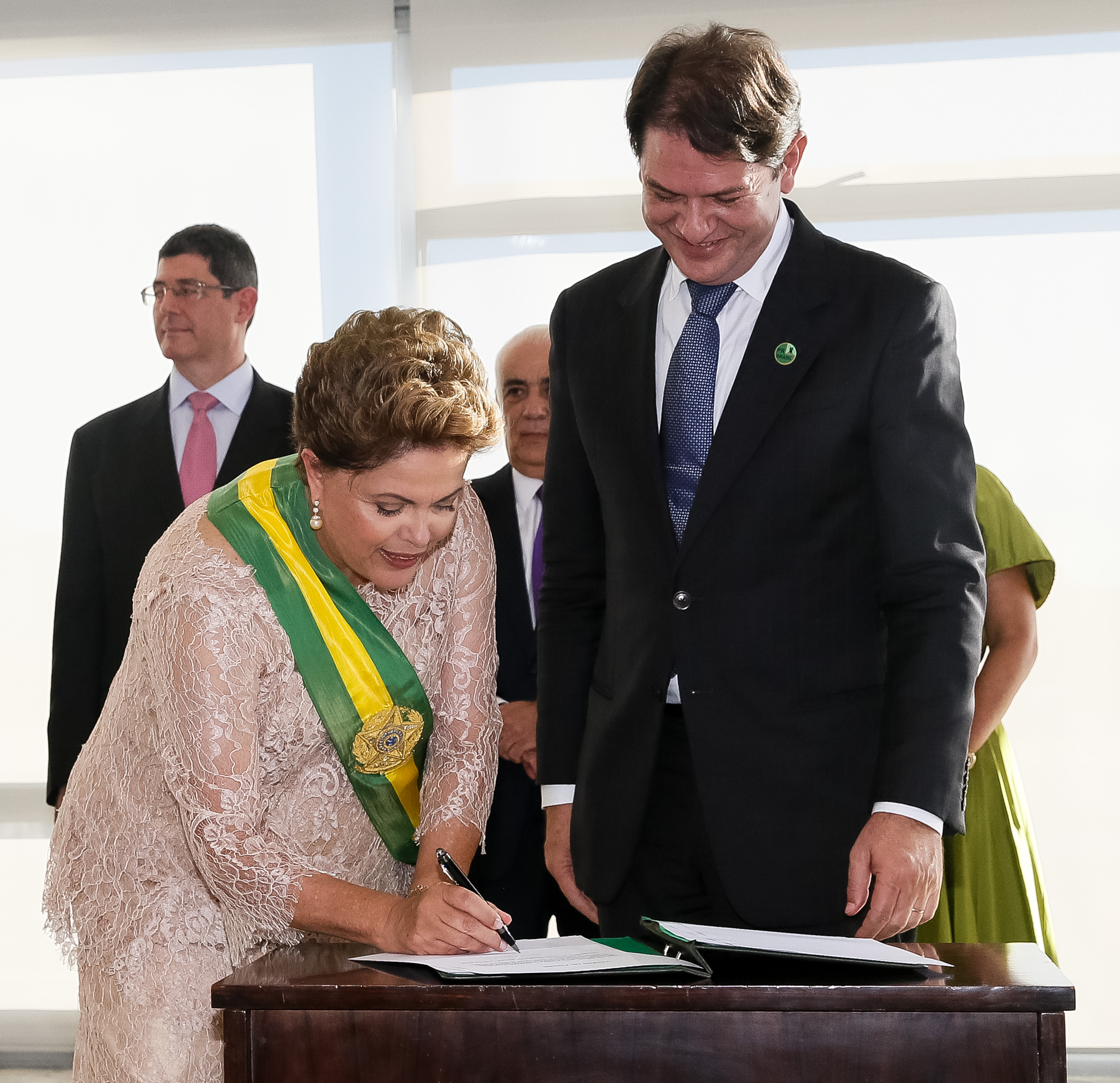 Ministro da Educação, Cid Gomes empossada durante cerimônia de posse do segundo mandato da Presidenta da República Dilma Rousseff e do Vice-Presidente da República Michel Temer. Brasília-DF, 01/01/2015