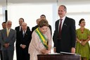 Ministro da Ciência e Tecnologia e Inovação, Aldo Rebelo empossado durante cerimônia de posse do segundo mandato da Presidenta da República Dilma Rousseff e do Vice-Presidente da República Michel Temer. Brasília-DF, 01/01/2015