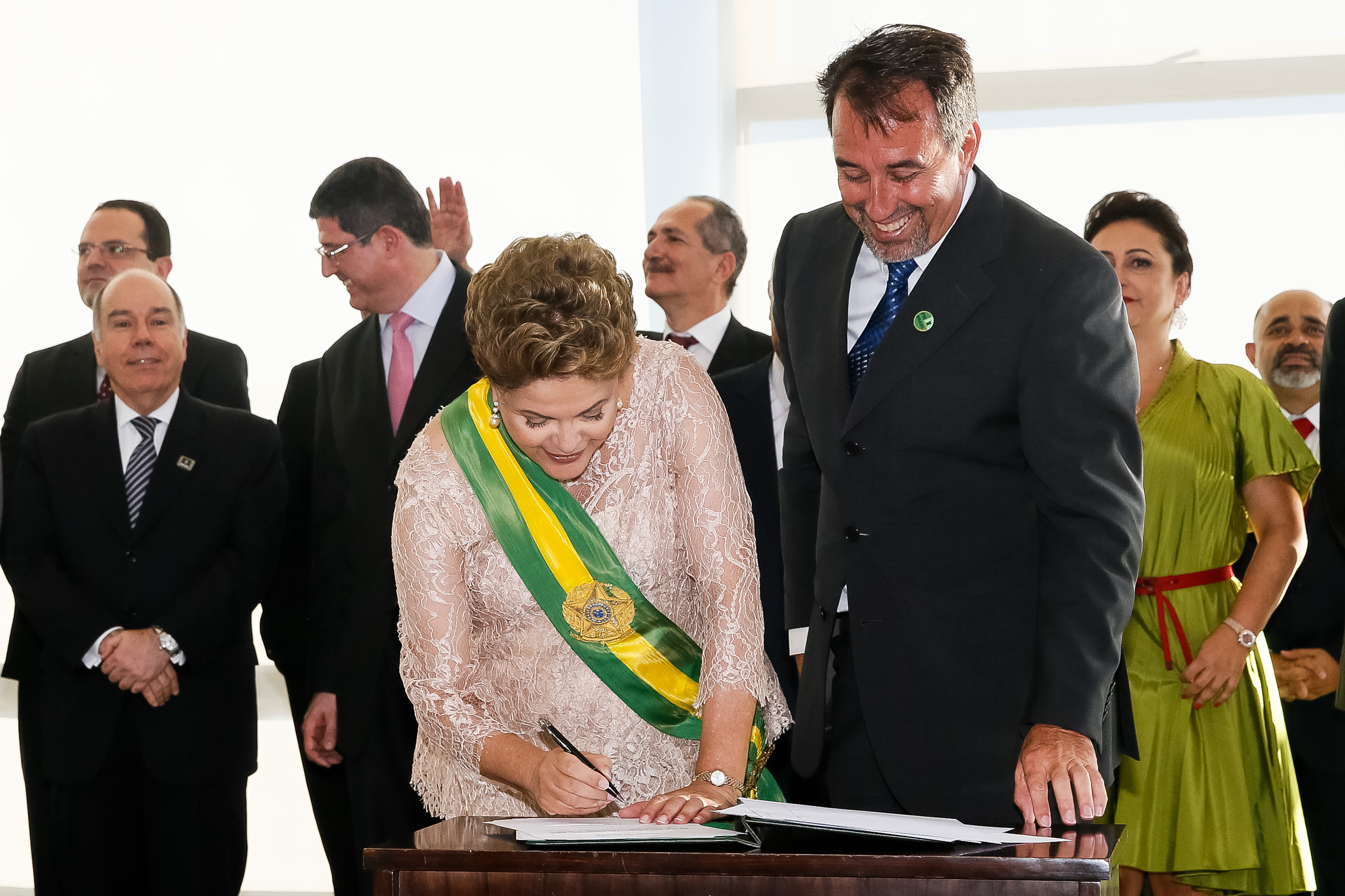 Ministro da Integração Nacional, Gilberto Occhi empossado durante cerimônia de posse do segundo mandato da Presidenta da República Dilma Rousseff e do Vice-Presidente da República Michel Temer. Brasília-DF, 01/01/2015