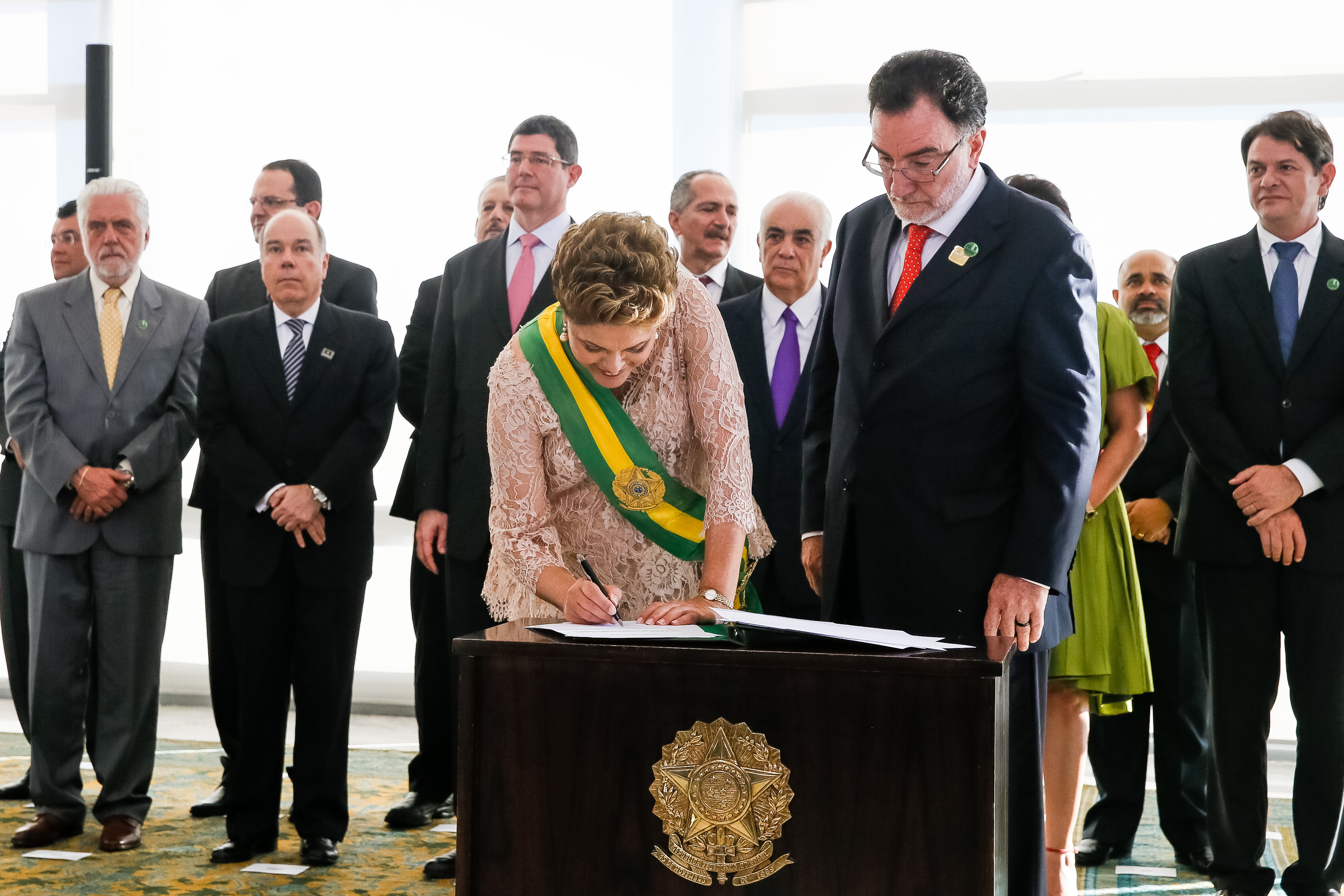 Ministro do Desenvolvimento Agrário, Patrus Ananias de Sousa empossado durante cerimônia de posse do segundo mandato da Presidenta da República Dilma Rousseff e do Vice-Presidente da República Michel Temer. Brasília-DF, 01/01/2015