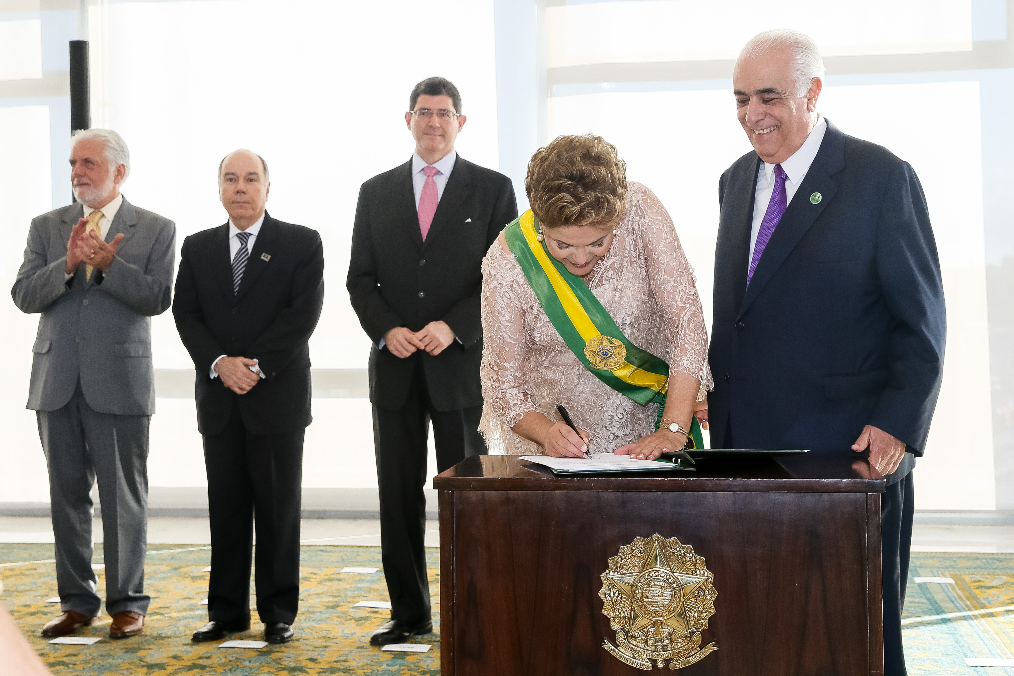 Ministro dos Transporte, Antonio Carlos Rodrigues empossado durante cerimônia de posse do segundo mandato da Presidenta da República Dilma Rousseff e do Vice-Presidente da República Michel Temer. Brasília-DF, 01/01/2015