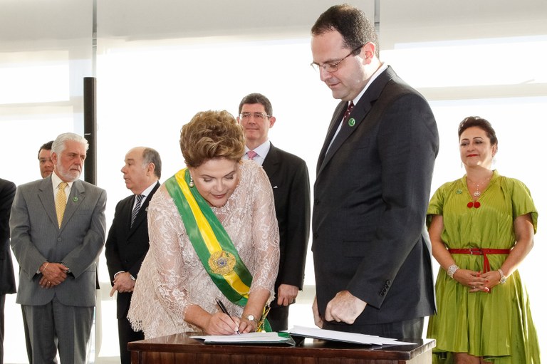  Ministro do Planejamento, Orçamento e Gestão, Nelson Henrique Barbosa Filho empossado durante cerimônia de posse do segundo mandato da Presidenta da República Dilma Rousseff e do Vice-Presidente da República Michel Temer. Brasília-DF, 01/01/2015 