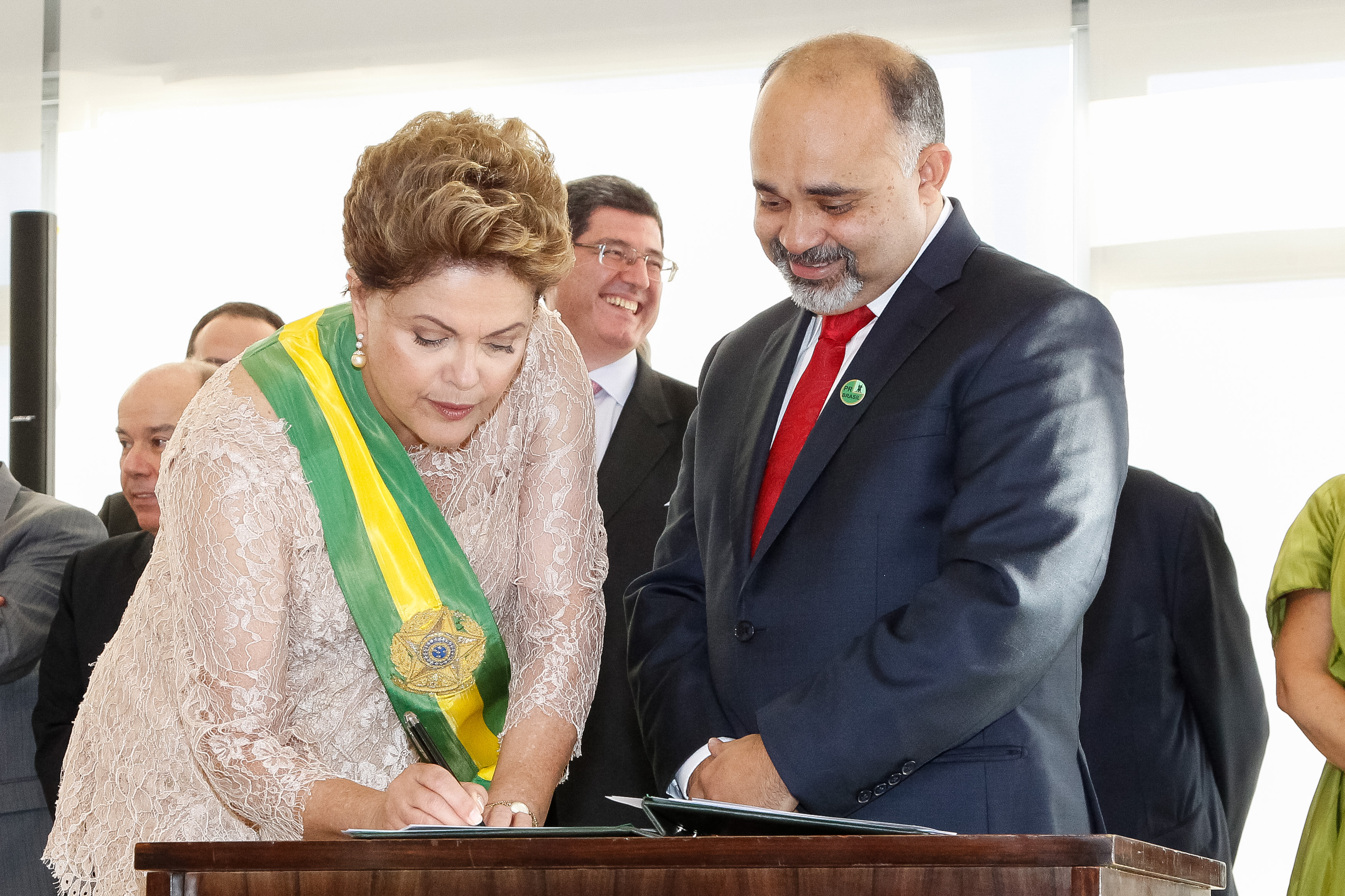 Ministro do Esporte, George Hilton dos Santos Cecílio empossado durante cerimônia de posse do segundo mandato da Presidenta da República Dilma Rousseff e do Vice-Presidente da República Michel Temer. Brasília-DF, 01/01/2015
