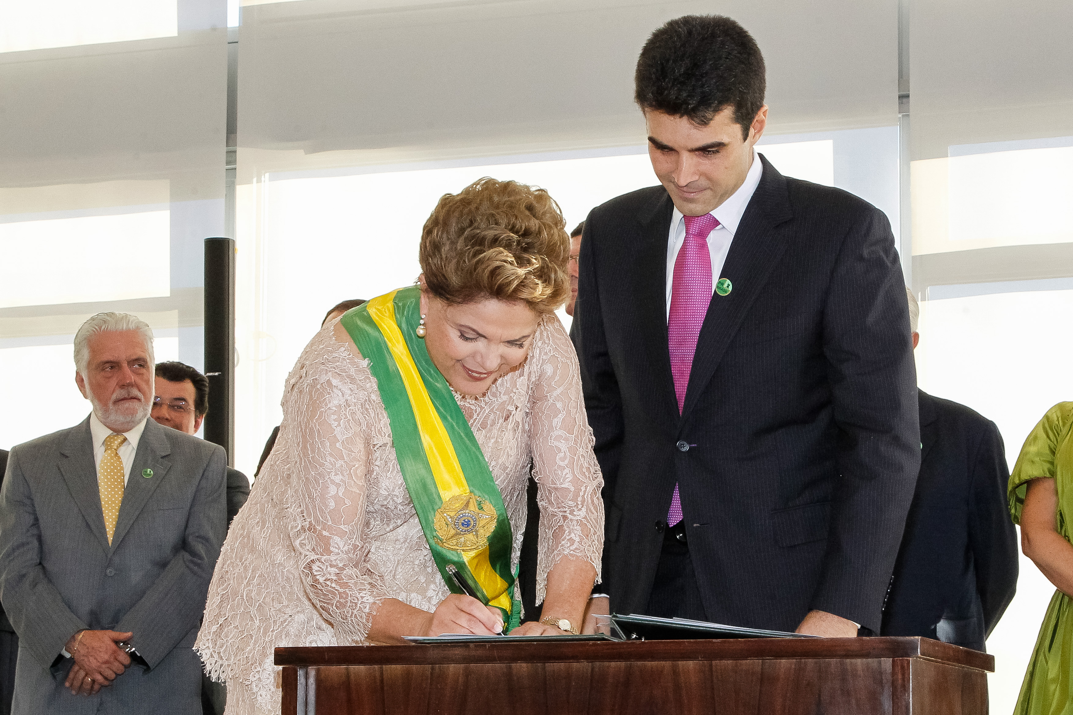 Ministro da Pesca e Aquicultura, Helder Zahluth Barbalho empossado durante cerimônia de posse do segundo mandato da Presidenta da República Dilma Rousseff e do Vice-Presidente da República Michel Temer. Brasília-DF, 01/01/2015