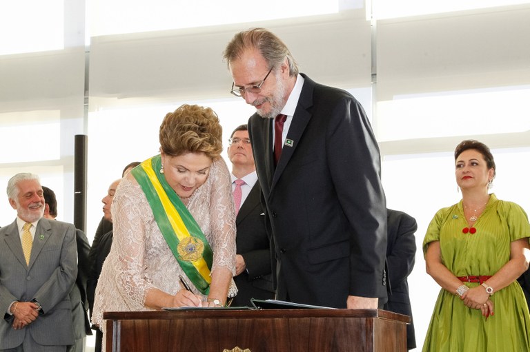 Ministro da Secretaria-Geral da Presidência da República, Miguel Rossetto empossado durante cerimônia de posse do segundo mandato da Presidenta da República Dilma Rousseff e do Vice-Presidente da República Michel Temer. Brasília-DF, 01/01/2015