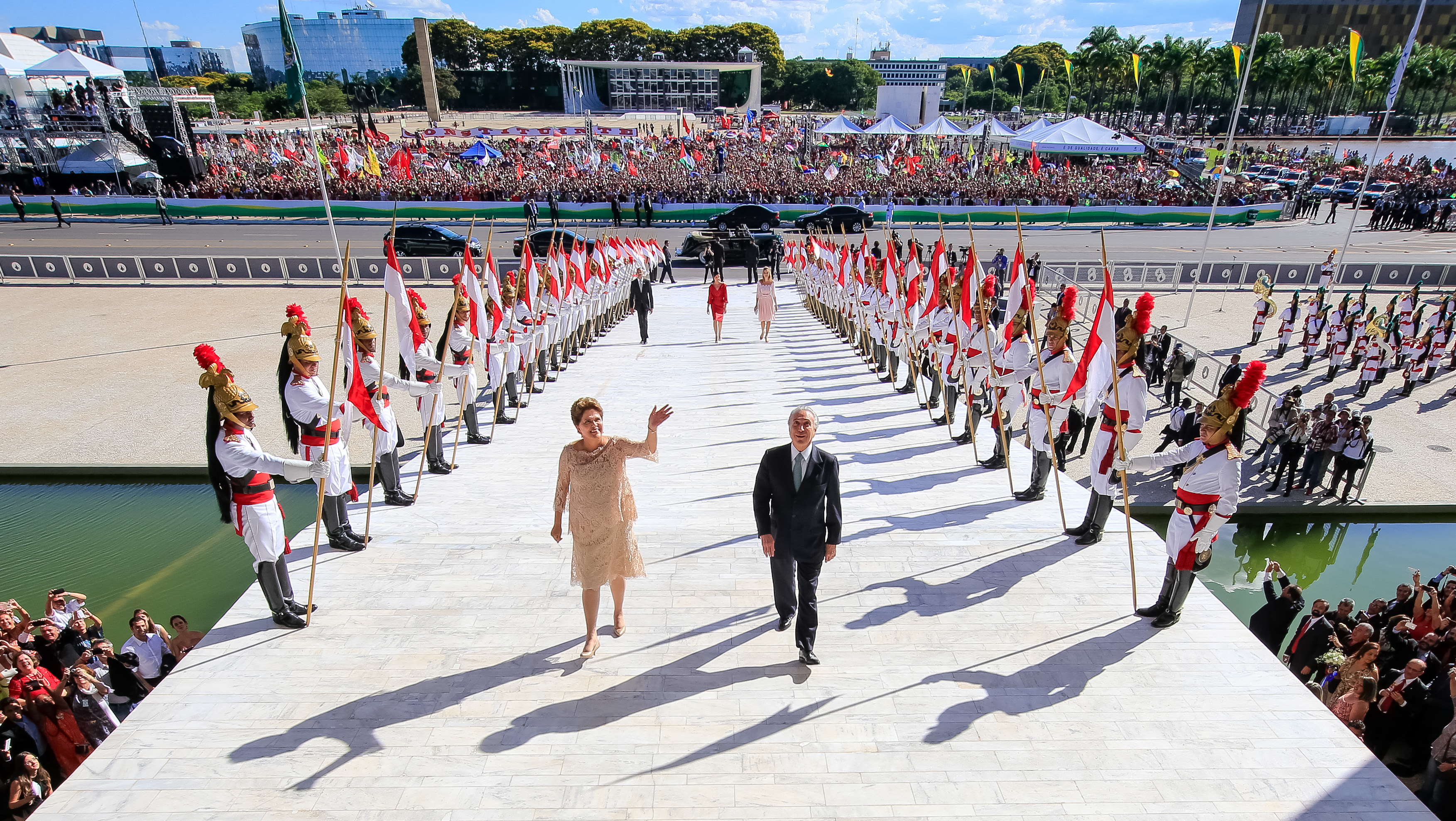  Cerimônia de posse do segundo mandato da Presidenta da República Dilma Rousseff e do Vice-Presidente da República Michel Temer. Brasília-DF, 01/01/2015  
