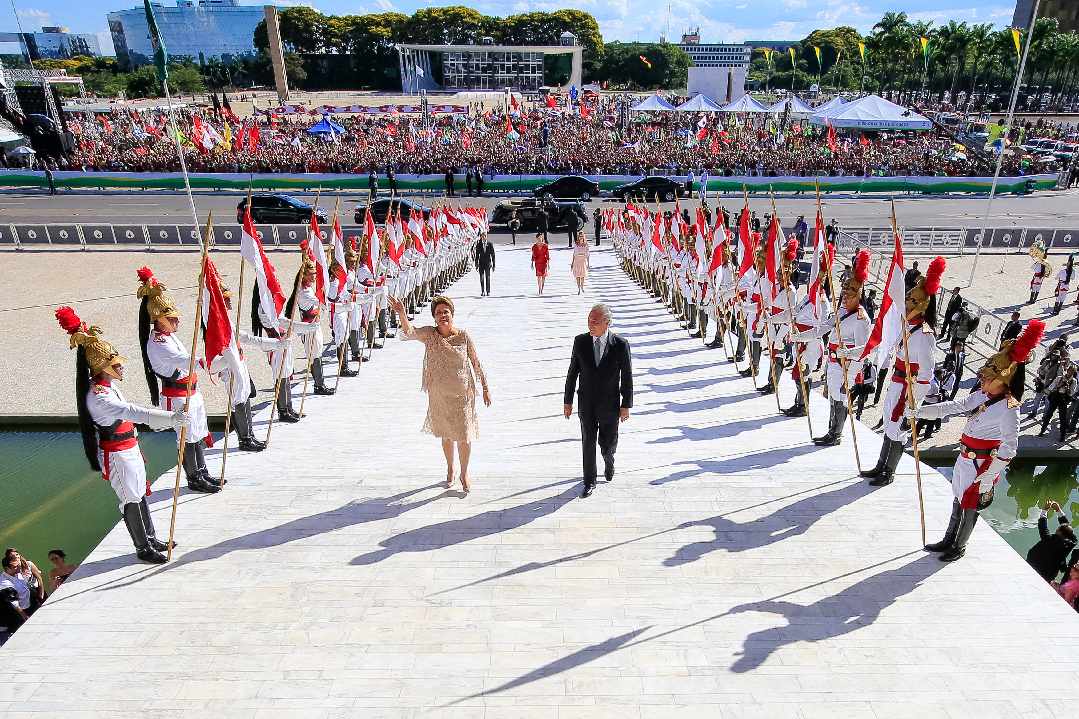  Cerimônia de posse do segundo mandato da Presidenta da República Dilma Rousseff e do Vice-Presidente da República Michel Temer. Brasília-DF, 01/01/2015  
