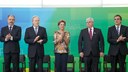 Presidenta Dilma Rousseff durante cerimônia de recondução do Procurador-Geral da República, Rodrigo Janot. Brasília-DF, 17/09/2015
