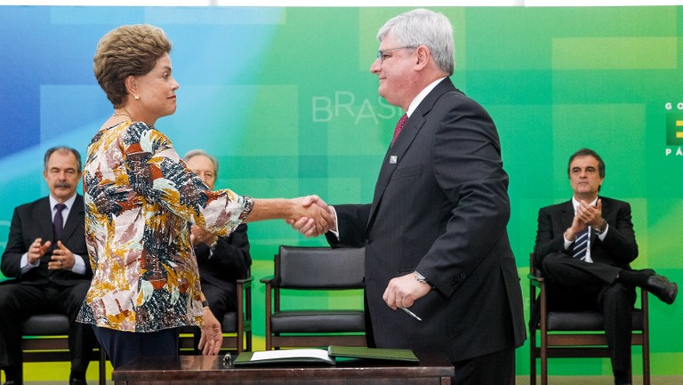  Presidenta Dilma Rousseff durante cerimônia de recondução do Procurador-Geral da República, Rodrigo Janot. Brasília-DF, 17/09/2015  