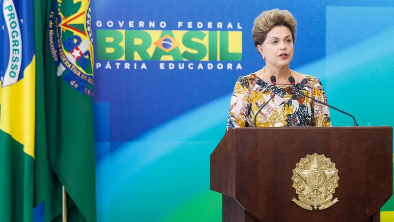  Presidenta Dilma Rousseff durante cerimônia de recondução do Procurador-Geral da República, Rodrigo Janot. Brasília-DF, 17/09/2015  
