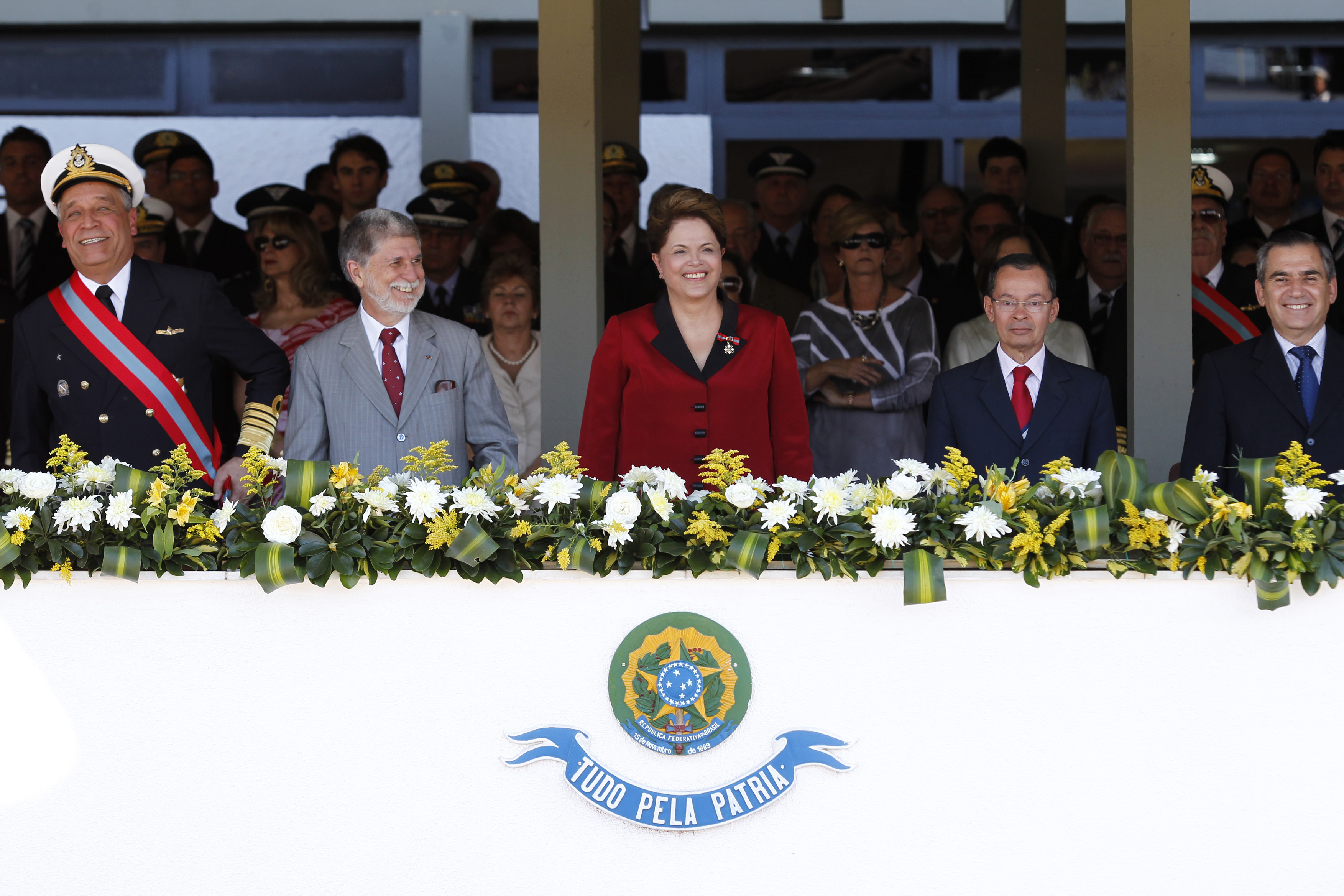  Presidenta Dilma Rousseff durante cerimônia do 147º aniversário da Batalha Naval do Riachuelo. Brasília-DF, 11/06/2012