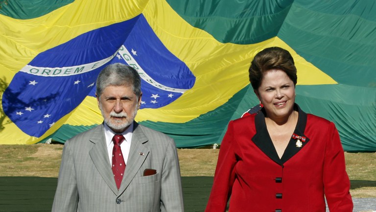 Presidenta Dilma Rousseff durante cerimônia do 147º aniversário da Batalha Naval do Riachuelo. Brasília-DF, 11/06/2012