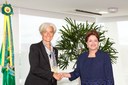 Presidenta Dilma Rousseff recebe Christine Lagarde Diretora-geral do Fundo Monetário Internacional (FMI). Brasília - DF, 01/12/2011