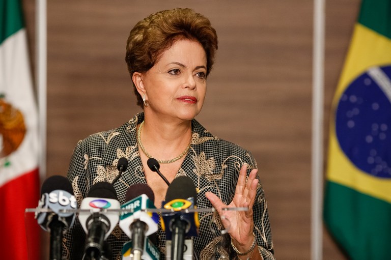  Presidenta Dilma Rousseff durante coletiva de imprensa. Cidade do México - México, 27/05/2015  