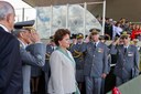 Presidenta Dilma Rousseff durante solenidade comemorativa do Dia do Exército e de imposição da comenda da Ordem do Mérito Militar. Brasília-DF, 19/04/2011