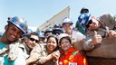  Presidenta Dilma Rousseff posa para fotos durante a cerimônia de conclusão da Plataforma P-58 no Estaleiro Honório Bicalho. Rio Grande-RS, 08/11/2013  