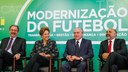Presidenta Dilma Rousseff durante cerimônia de anúncio de Medidas de Modernização do Futebol Brasília-DF, 19/03/2015 
